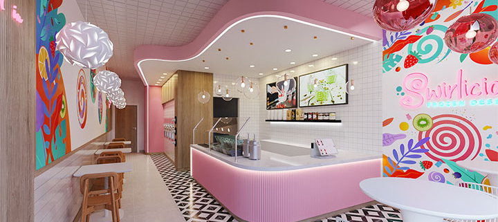 Ex. Frozen Yoghurt Pop-up Boekh